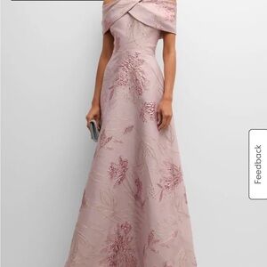 Teri Jon off shoulder gown